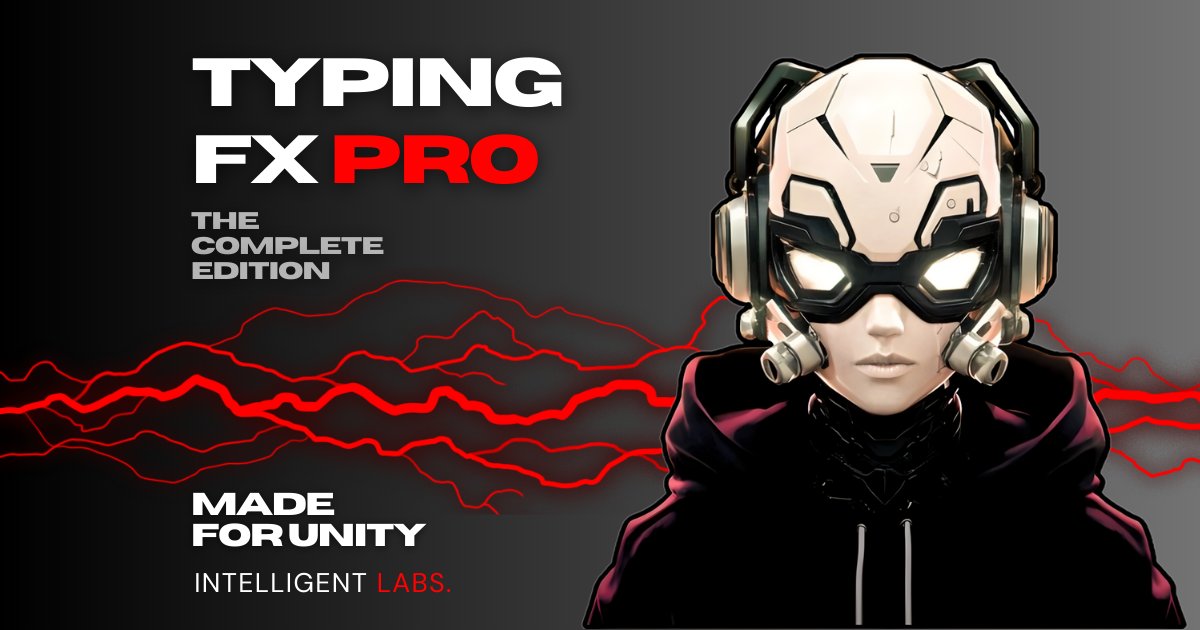 IntelligentLS's tweet image. ✨ COMING SOON! ✨

17 powerful and customizable text animations!

Whether you&apos;re building for PC or Mobile, Typing FX Pro is the NO-CODE solution you need to elevate your project. 

#Unity #GameDev #TextMeshPro #TextEffects #NoCode #GameDevelopment #Unity3D #UI #intelligentlabs