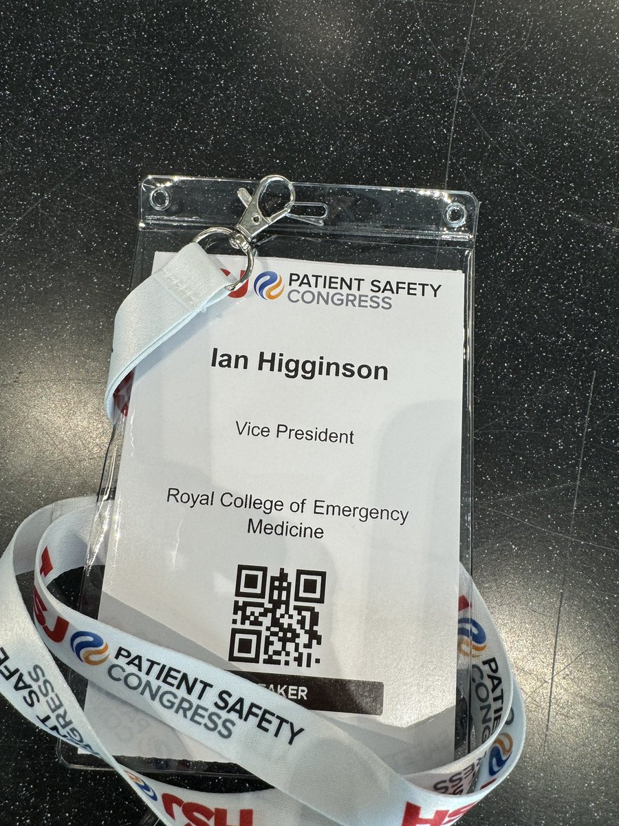 Ian Higginson š (@rcem_vp) on Twitter photo Flying the <a href="/RCollEM/">Royal College of Emergency Medicine</a> flag today at the <a href="/HSJnews/">Health Service Journal</a> patient safety conference. Talking about crowding and what needs to be done now thereās some political acceptance of the extensive harm associated for patients, and staff. Flying the <a href="/RCollEM/">Royal College of Emergency Medicine</a> flag today at the <a href="/HSJnews/">Health Service Journal</a> patient safety conference. Talking about crowding and what needs to be done now thereās some political acceptance of the extensive harm associated for patients, and staff.