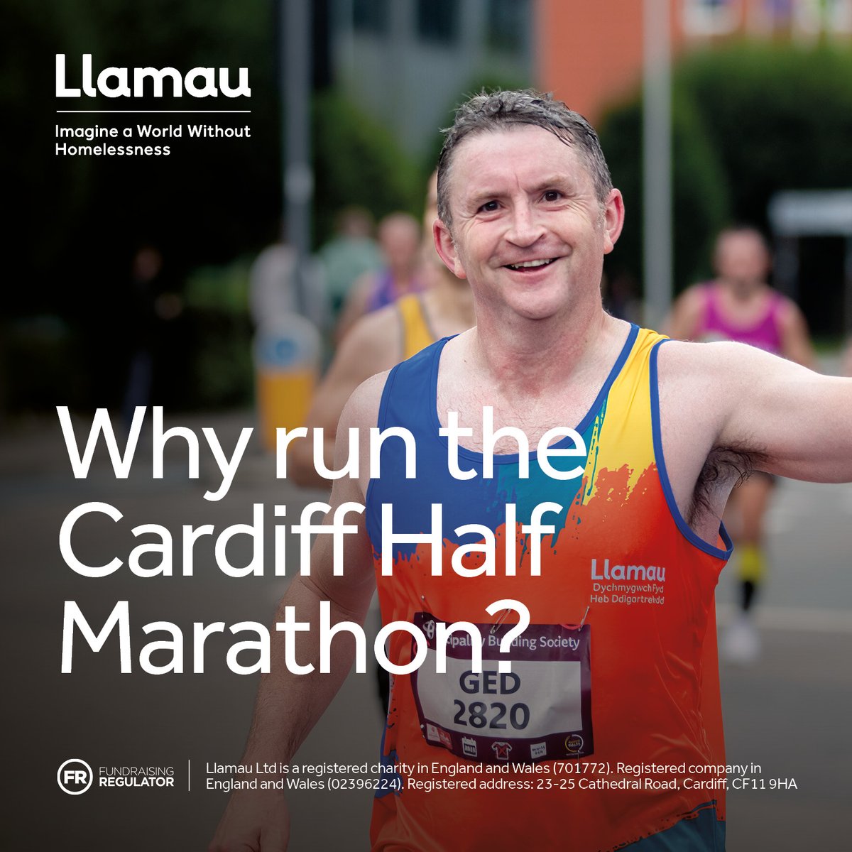 🎽 Why run the Cardiff Half? 

Every mile you conquer in Wales' biggest half marathon supports Llamau’s vital work with women and young people facing homelessness. You’re not just running—you’re creating a brighter, secure future for your community.