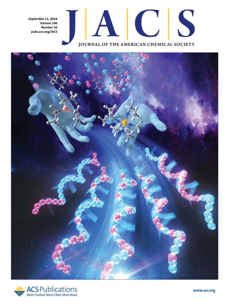 Featured on the cover: a Lewis acid–Brønsted base binary organocatalysis system was designed to precisely control monomer sequences in synthesized copolymers. 
Read it here 🔗 go.acs.org/aS2