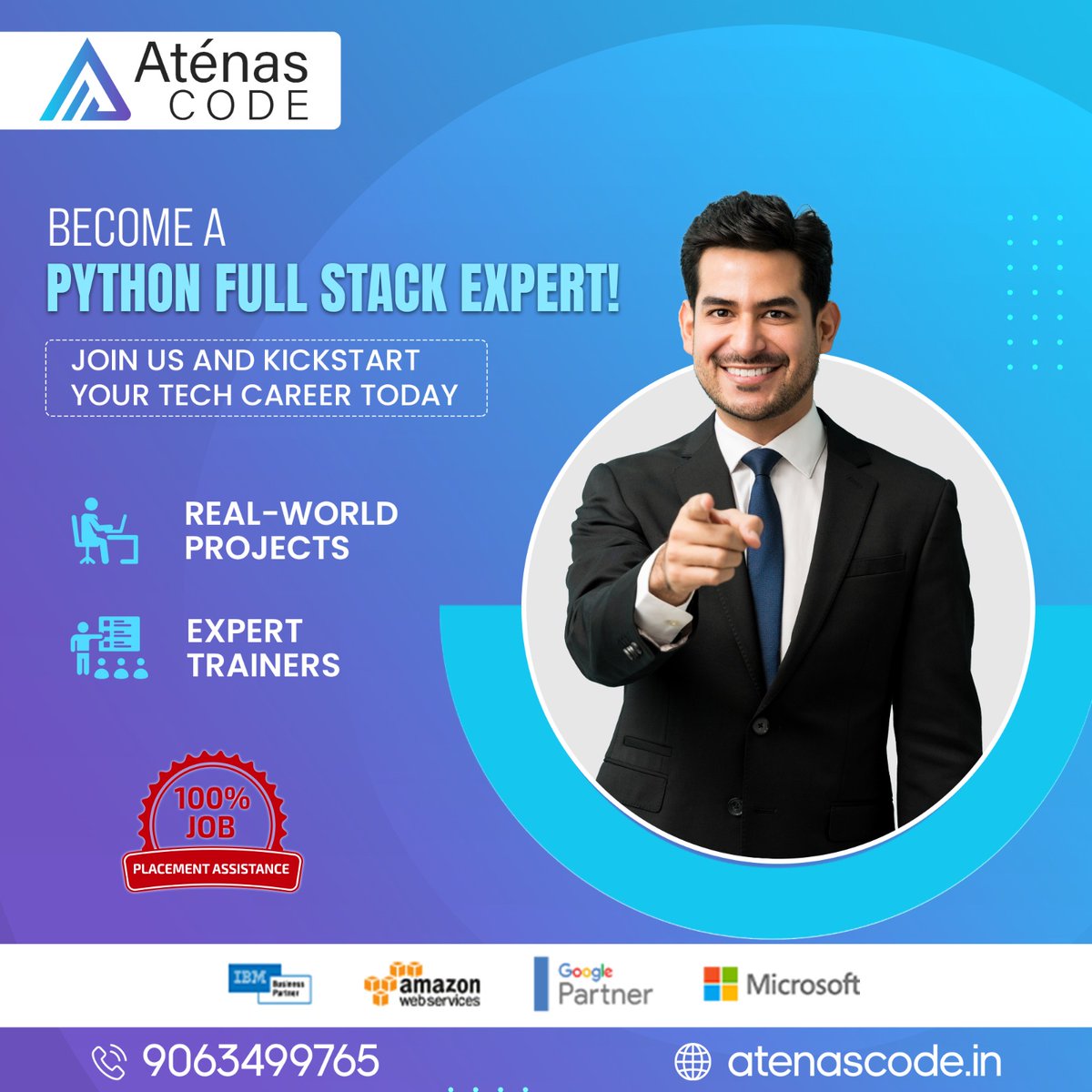 atenascodehyd's tweet image. Looking to master both front-end and back-end development? At Atenas Code, we offer comprehensive training to help you become a Python Full Stack Developer.

Unlock endless career opportunities in tech with expert-led training!

#AtenasCode #PythonFullStack #FullStackDevelopment