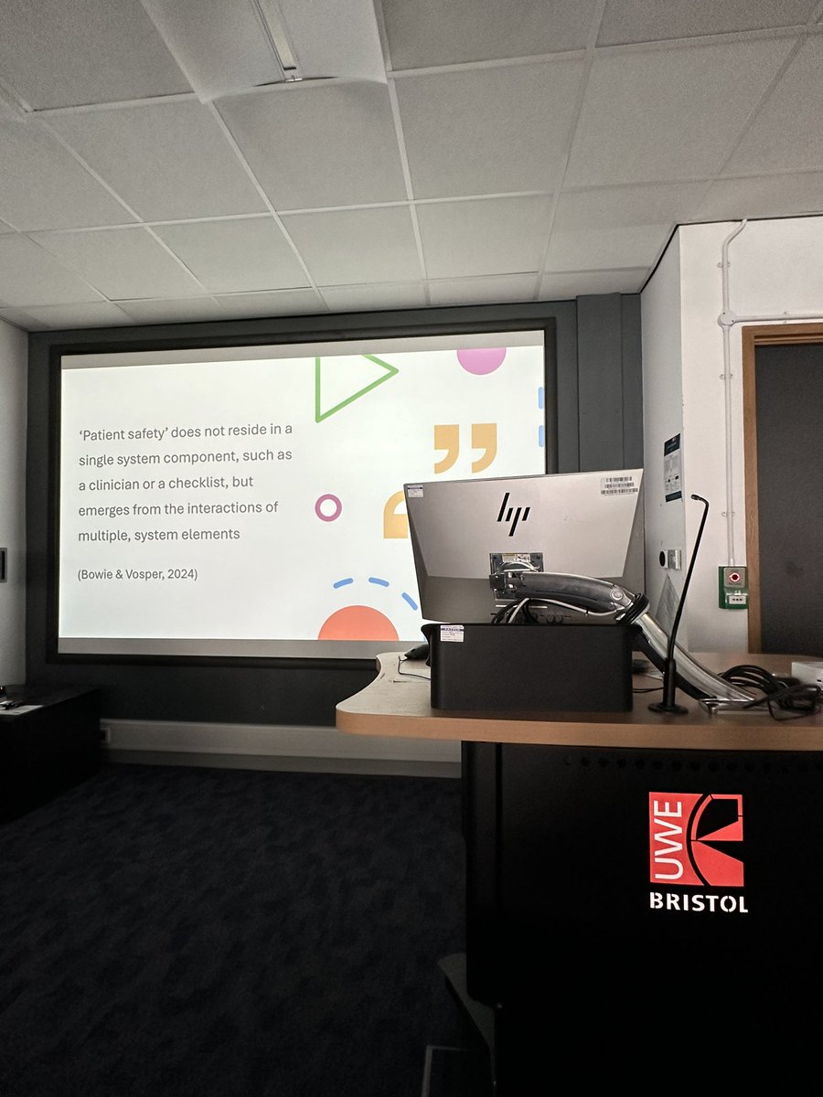 Nick Seaton (@nicholasseaton2) on Twitter photo Enjoyed representing <a href="/uhbwNHS/">University Hospitals Bristol and Weston NHS FT</a> patient safety team talking all things patient safety with healthcare science students at UWE to kick off the start of term and to celebrate #WorldPatientSafetyDay #WPSD Enjoyed representing <a href="/uhbwNHS/">University Hospitals Bristol and Weston NHS FT</a> patient safety team talking all things patient safety with healthcare science students at UWE to kick off the start of term and to celebrate #WorldPatientSafetyDay #WPSD