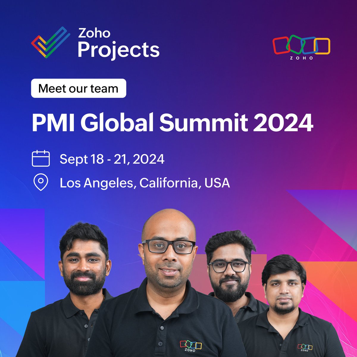 After roadshows on New York and Chicago, we are also coming to LA for <a href="/PMInstitute/">PMI</a> 's Global Summit 2024

After 4 days of this exciting conference, we'll continue our roadshows starting in LA before winding up in Austin. Tickets available for roadshows

zoho.to/RoadshowLP