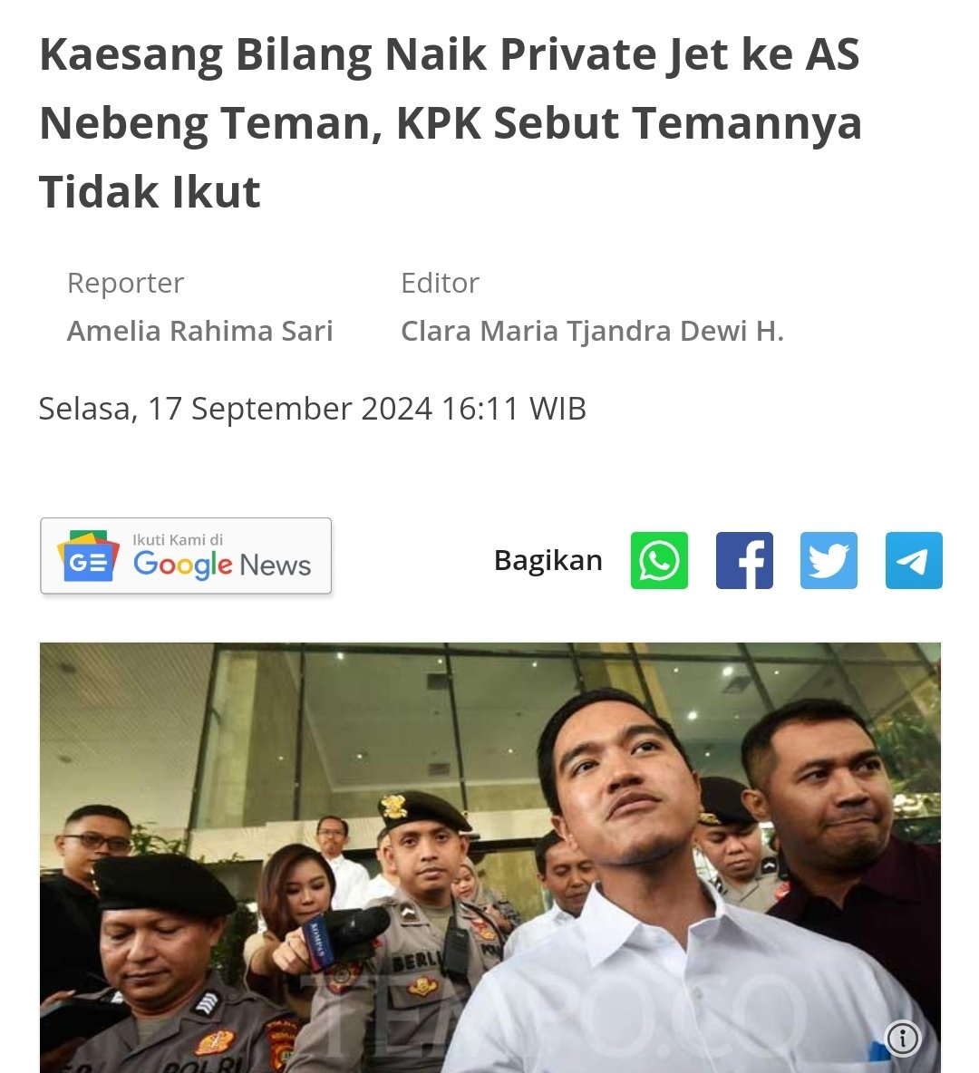 Nebeng teman, tapi temannya ga ikut. Itu maksudnya gimane, Sang <a href="/kaesangp/">“kak” Kaesang</a>? 

😂😂😂