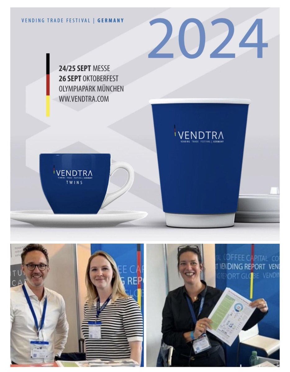 Trefft uns auch dieses Jahr wieder auf der #Vendtra in #München! Mehr Info und Anmeldung unter vendtra.com <a href="/OLYMPIAPARK/">Olympiapark München</a> #Branchentreff #Vending #Automaten