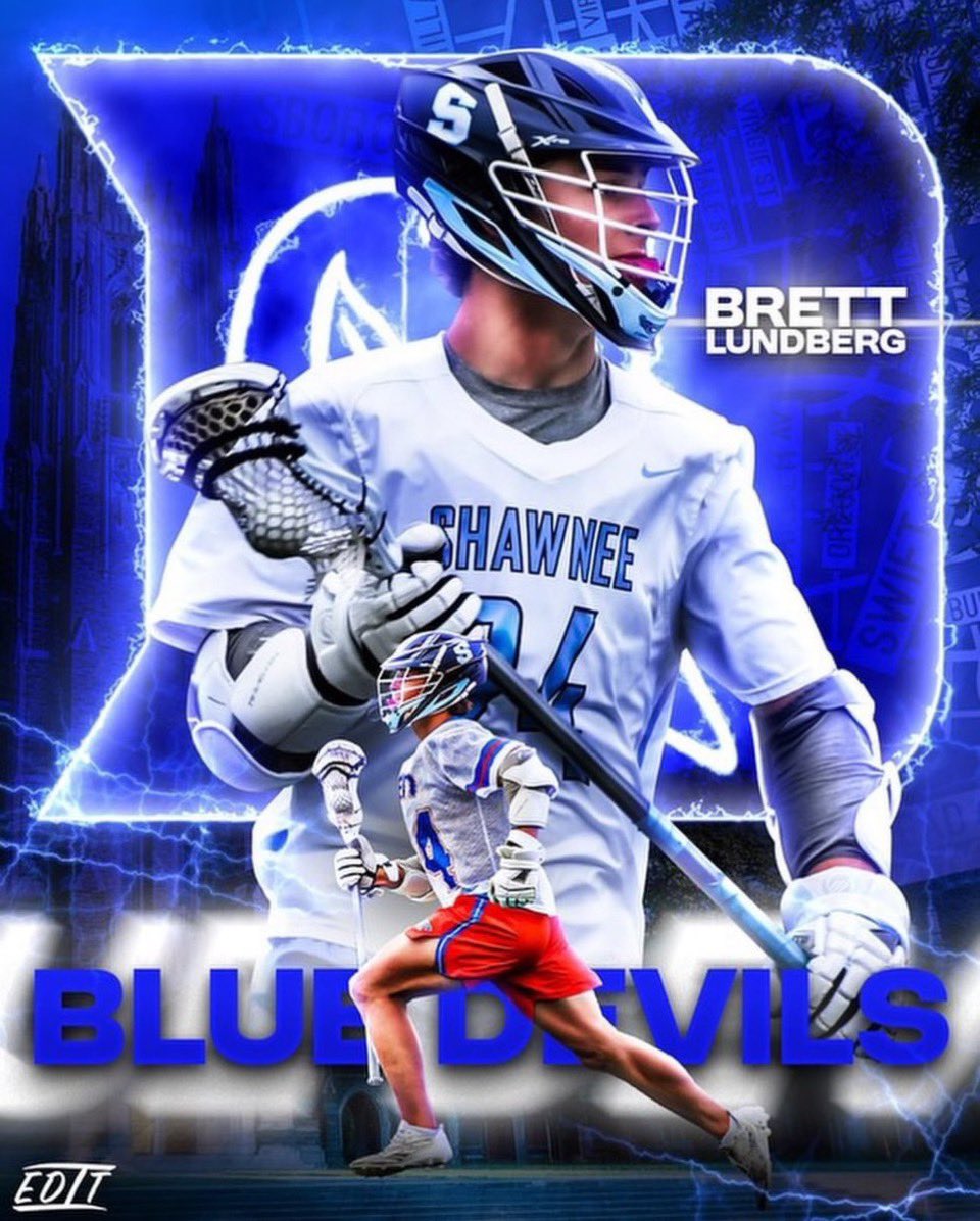 .<a href="/DukeMLAX/">Duke Men's Lacrosse</a> snags yet another Top 100 junior and a top five SSDM recruit in Brett Lundberg of Shawnee (N.J.) and <a href="/teamtenlax/">TeamTEN</a>. Posting close to 50 points as a sophomore, the 6’0 Lundberg is a phenomenal athlete who was highly sought after following a huge summer circuit.