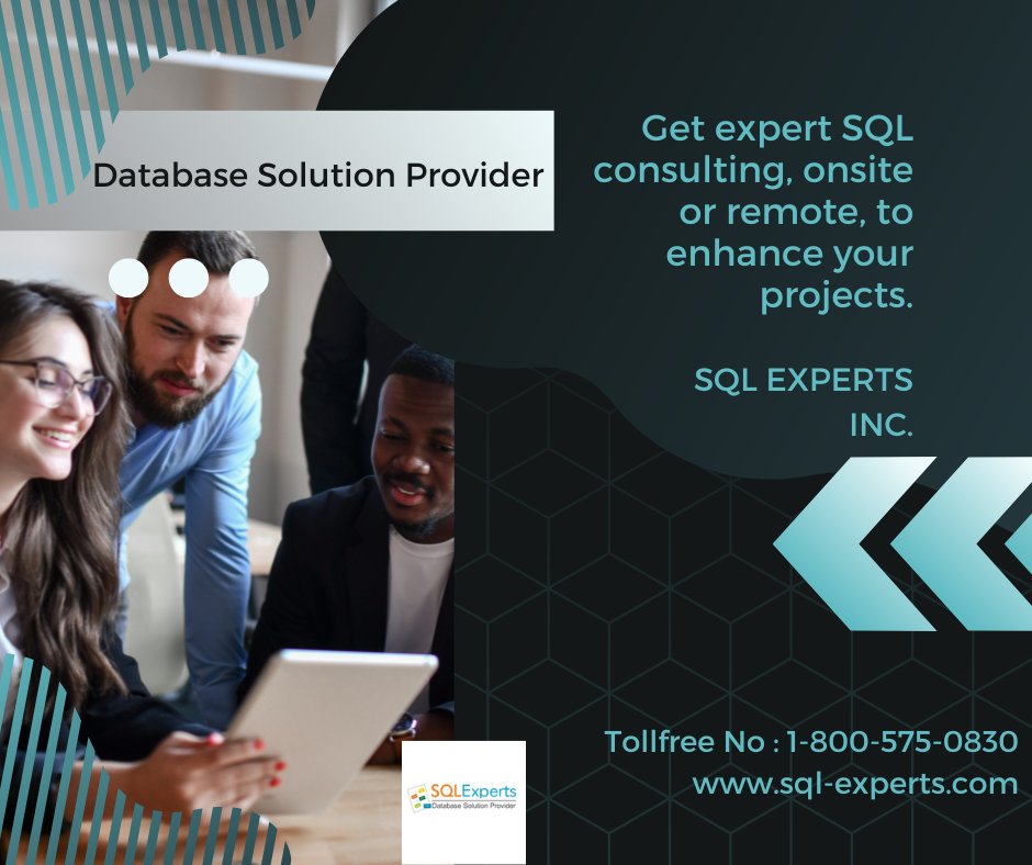 SQLExpertsInc's tweet image. 👉 Ready to elevate your database management? 𝐂𝐨𝐧𝐭𝐚𝐜𝐭 𝐒𝐐𝐋 𝐄𝐱𝐩𝐞𝐫𝐭𝐬 𝐈𝐧𝐜. 𝐭𝐨𝐝𝐚𝐲 💼🔥

📞 Tollfree USA/Canada : 1-800-575-0830
🌐 sql-experts.com

#sqlexperts #remoteconsultation #onsiteconsulting #DatabaseConsulting #databasemanagement