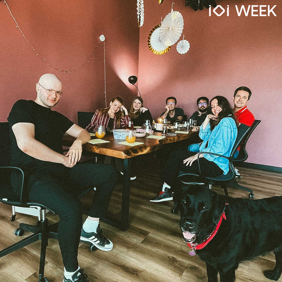 IOInteractive's tweet photo. Yesterday, we kicked off IOI WEEK with a global studio meeting. After a pancake breakfast and a hot coffee, we're back at it!
#ioiweek #lifeatioi #weareioi https://t.co/0UYvPNltL9
