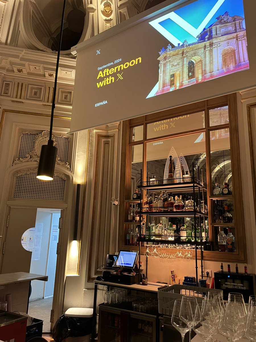 Stage is set for #AfternoonWithX in Madrid 🇪🇸