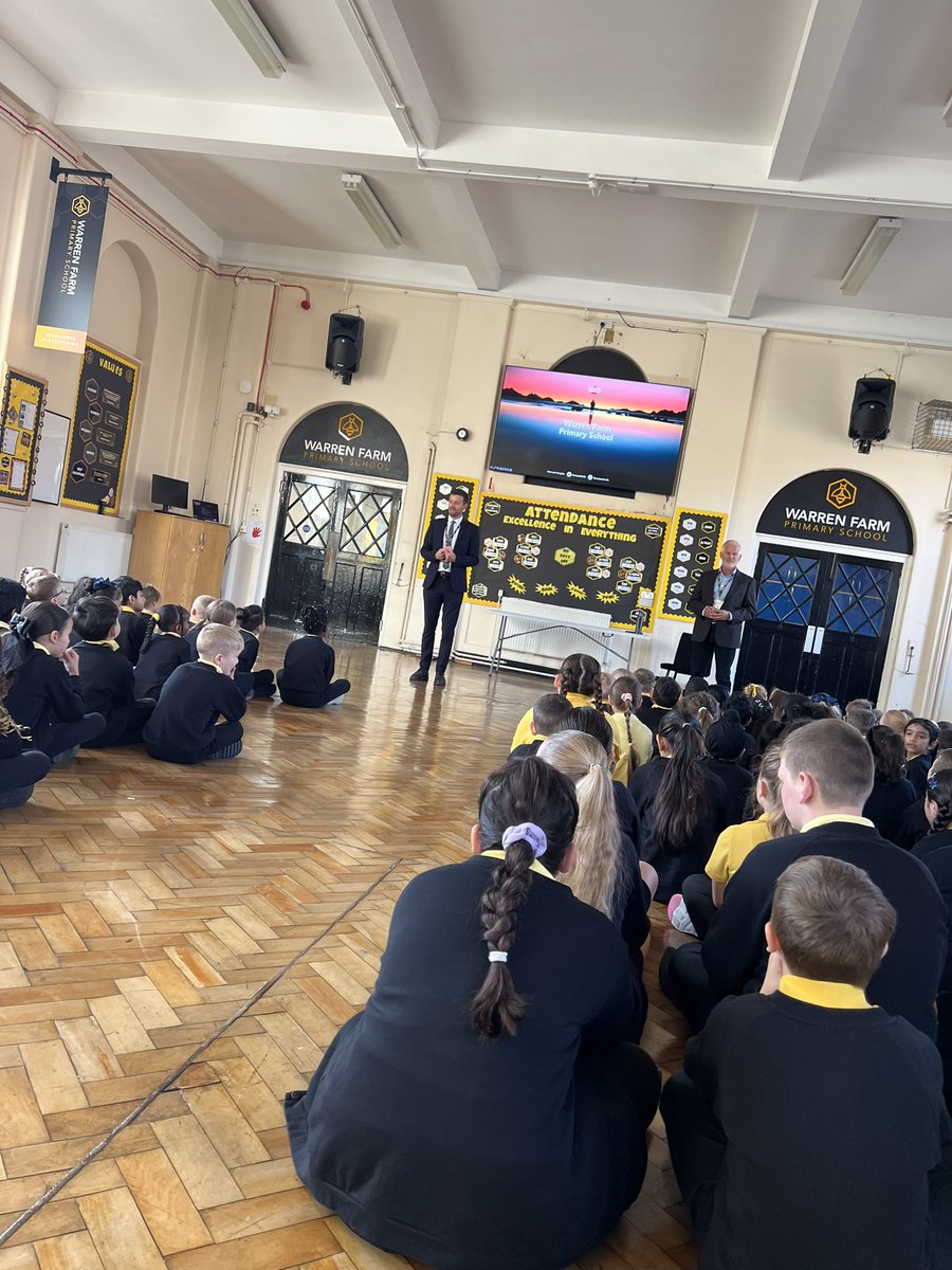 Warren Farm Primary School (@warren_farm_pri) on Twitter photo Mr Davis launched our ‘Compass for Life’ day by introducing Kevin Marlow to children with assemblies for KS1, LKS2 and UKS2, looking at the importance of our ‘Super North Star’
🧭 🌟🐝
<a href="/CompassForLife/">Compass For Life</a> <a href="/floydwoodrow/">Floyd Woodrow</a> <a href="/SFE_Tweets/">Services For Education</a> <a href="/BirminghamEdu/">Birmingham Education</a> Mr Davis launched our ‘Compass for Life’ day by introducing Kevin Marlow to children with assemblies for KS1, LKS2 and UKS2, looking at the importance of our ‘Super North Star’
🧭 🌟🐝
<a href="/CompassForLife/">Compass For Life</a> <a href="/floydwoodrow/">Floyd Woodrow</a> <a href="/SFE_Tweets/">Services For Education</a> <a href="/BirminghamEdu/">Birmingham Education</a>