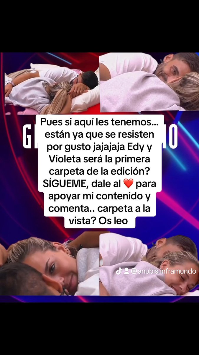Será esta la primera carpeta de la edición?? Edy y Violeta están contenidos? Jajajaj decírmelo vosotros 😜