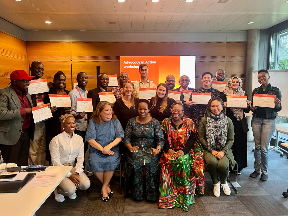 Graduation day for UICC’s 2023/24 Cancer Advocates programme. We look forward to seeing how this inspiring group continue to advocate for national change. #WCC24