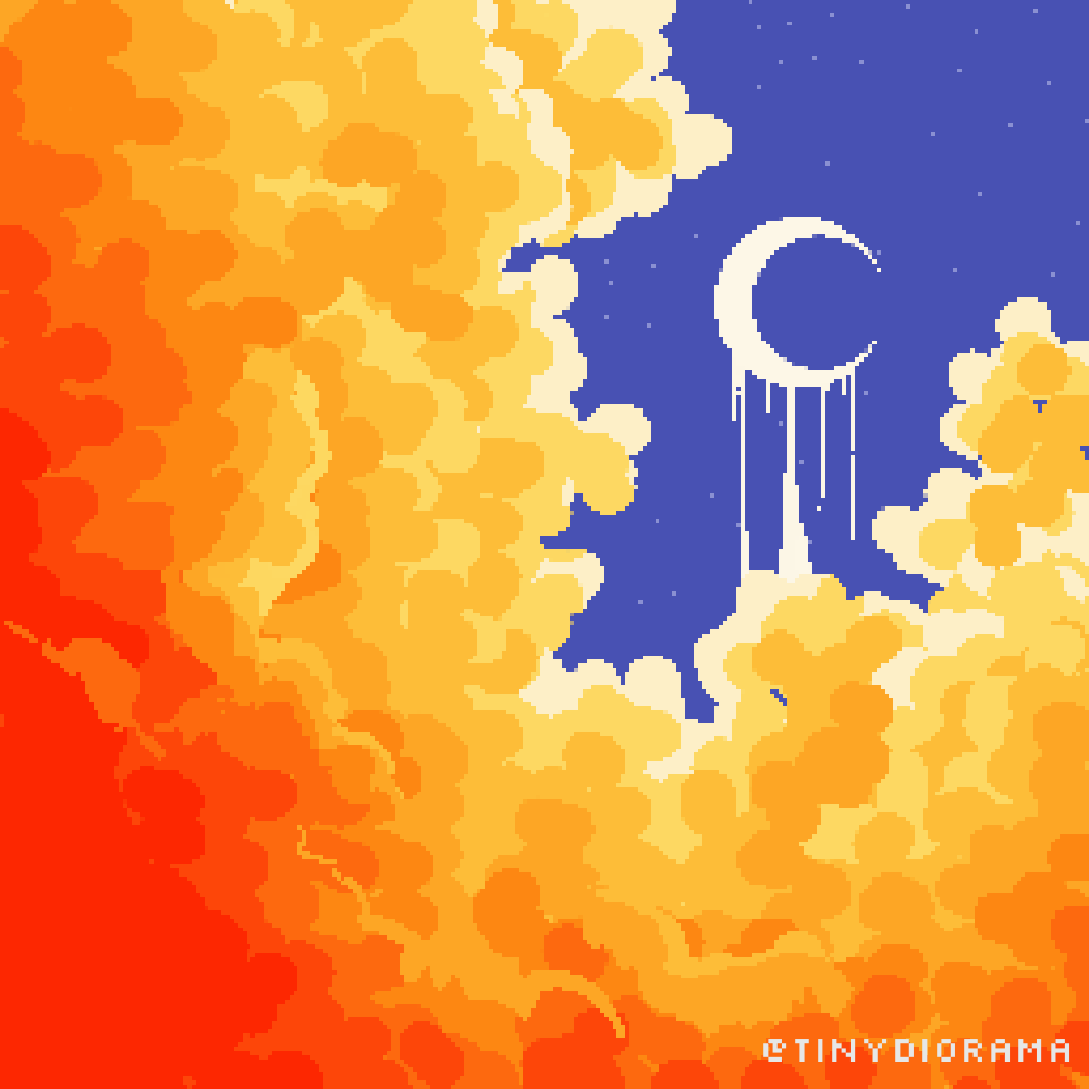 tinydiorama's tweet image. the moon at the end of times.
#pixelart #γγγη΅΅ #pixelartist