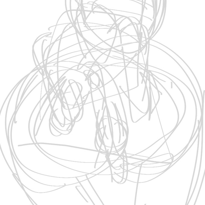 珍しくラフがあったので… #皆さんラフと塗った後を見せてください 