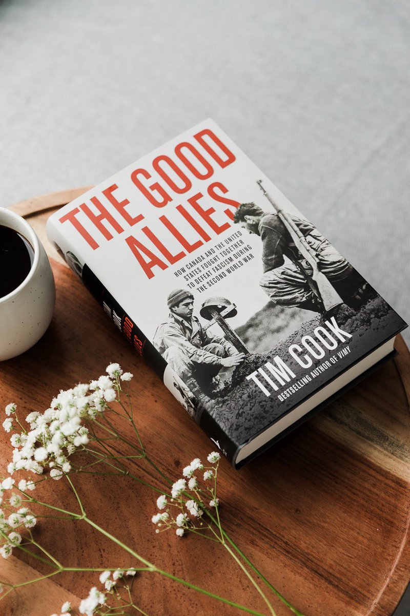 A masterful account of the turbulent relationship between Canada and the US during the Second World War from our country's most important war historian, Tim Cook's THE GOOD ALLIES is out today!