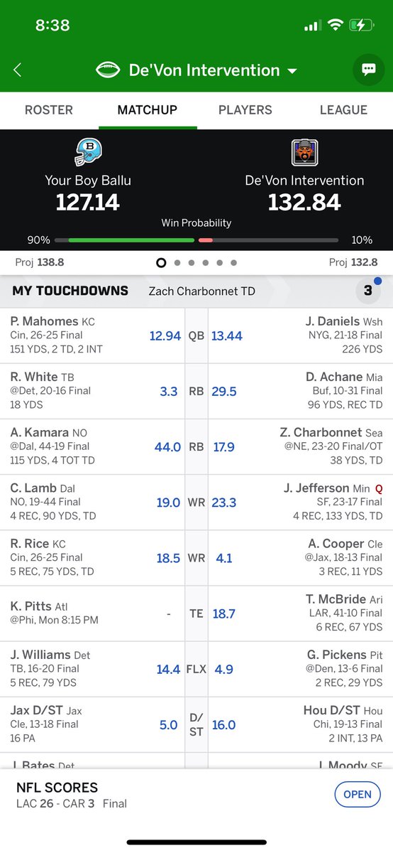 guywillgamble's tweet image. Moral of the story - Don’t leave it up to Kyle Pitts 🤣🤣