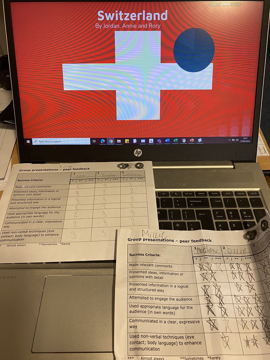 1D1 have prepared some great presentations for Language Academy on their chosen French/Spanish/Mandarin-speaking country. 3 brave teams have volunteered to present to the class this week with useful peer feedback given by everyone. Bravo ! 👏🏽🇫🇷🇪🇸🇨🇳🇨🇭 <a href="/OfficialHGS/">Hamilton Grammar</a> #itsSLC