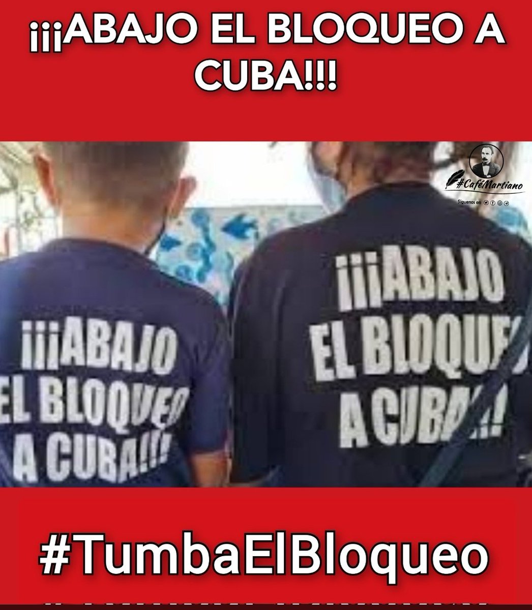 Yaima Angel (@yaimaangel1) on Twitter photo Cada día de bloqueo es un día más de sufrimiento para las familias cubanas. ¡Exigimos el fin de esta política cruel!
#TumbaElBloqueo
<a href="/DeZurdaTeam/">DeZurdaTeam</a>
<a href="/Colina_VClara/">Miguel Colina</a> <a href="/MilaxyA/">Milaxy Yanet Sánchez Armas</a>
<a href="/PatriaA14721/">PatriaAmada</a>
#DeZurdaTeam🤝🐲 Cada día de bloqueo es un día más de sufrimiento para las familias cubanas. ¡Exigimos el fin de esta política cruel!
#TumbaElBloqueo
<a href="/DeZurdaTeam/">DeZurdaTeam</a>
<a href="/Colina_VClara/">Miguel Colina</a> <a href="/MilaxyA/">Milaxy Yanet Sánchez Armas</a>
<a href="/PatriaA14721/">PatriaAmada</a>
#DeZurdaTeam🤝🐲