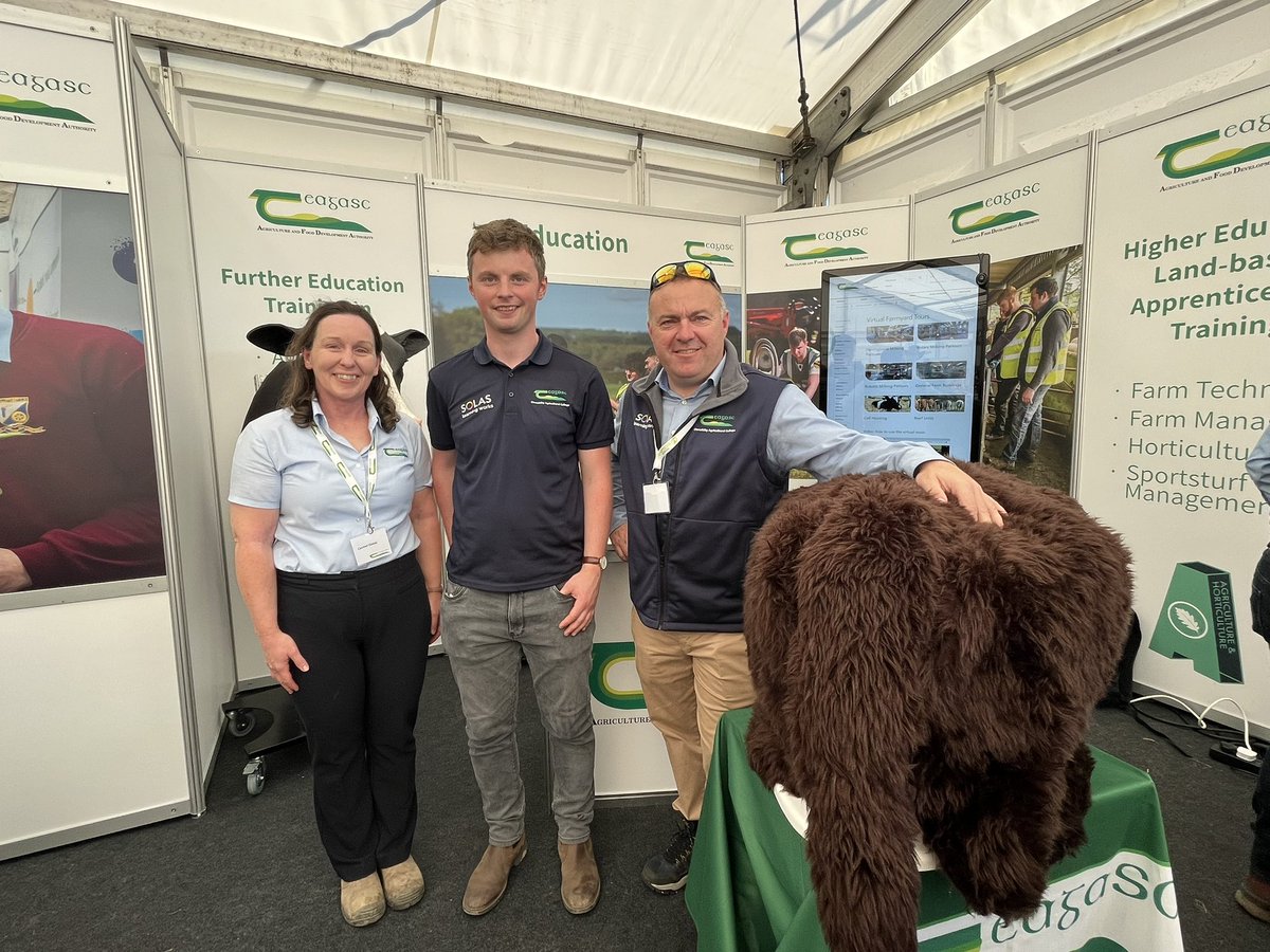 Learn about various education opportunities, including new apprenticeships with our education staff Daniel O’Brien, Clonakilty Ag College; Keith Kennedy, Clonakilty Ag College Principal and Carmel Finlay, Teagasc Curriculum Development #Ploughing2024