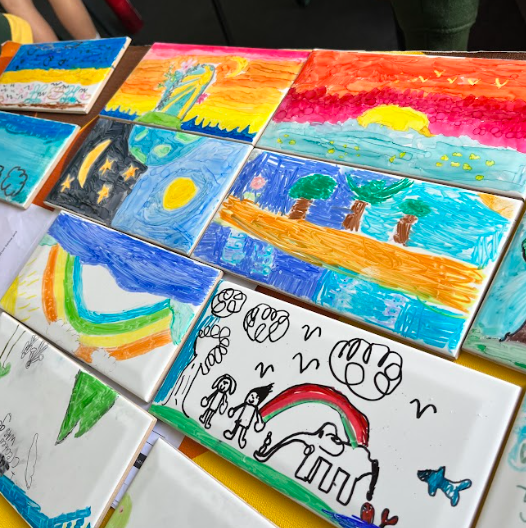 stmichaelswales's tweet photo. Dosbarth Enfys making their amazing tiles artwork all about #Branch1 #CreationandCovenant. Each group focused on a different day and used their artistic creativity to show it off! #KIPandFriends @CatholicCardiff #FaithActionSuccess ππ https://t.co/FZsvxK5QLQ
