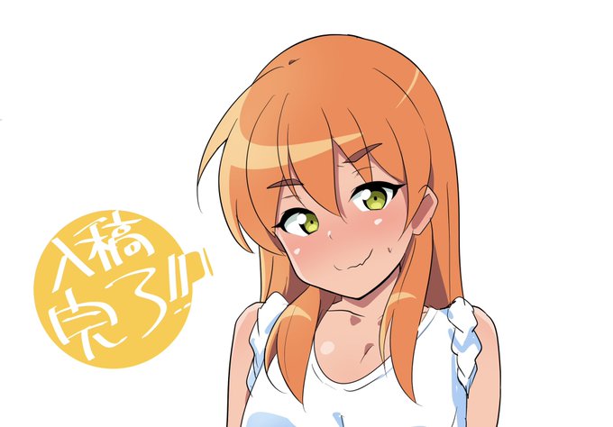 入稿完了!原稿のイラストに服着せて色つけてみました。 