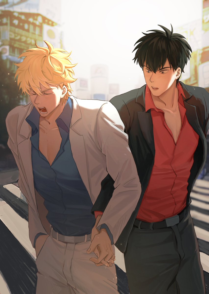 銀土ホストアンソロジー解禁稿～
仕事終わった後のホストズ