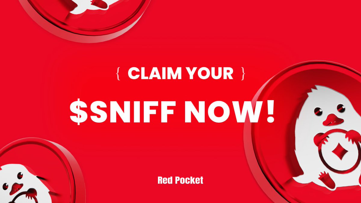 FREE AIRDROP
Missed out on $HMSTR or $DOGS don't miss out on t.me/redpocket_game… partnered wif Bybit

□Earn $SNIFF now: 
>Collect $SNIFF based on d age of ur wallet &amp; Telegram
>Collect coins by sharing pouches &amp; completing daily tasks!
>U also Earn $SNIFF by staking ur coins