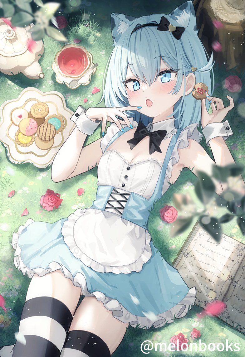 「おさぼりアリス 」|佐伯ソラのイラスト