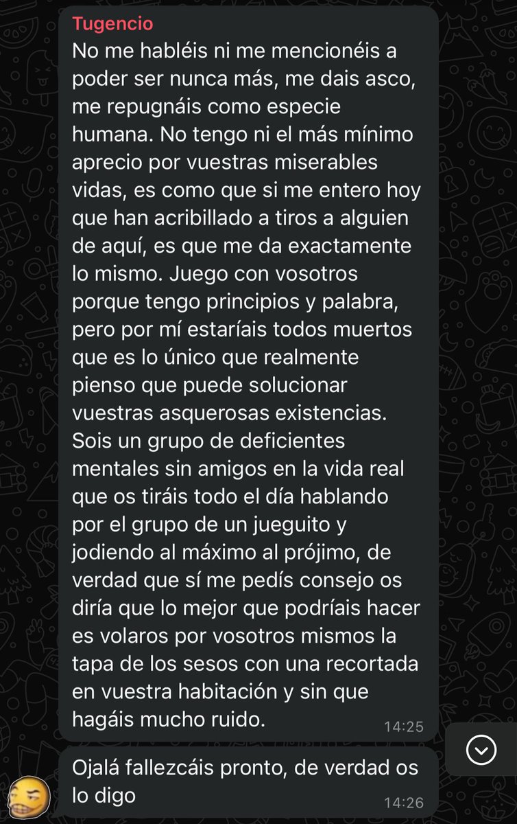 "No te pongas así, es sólo un juego"