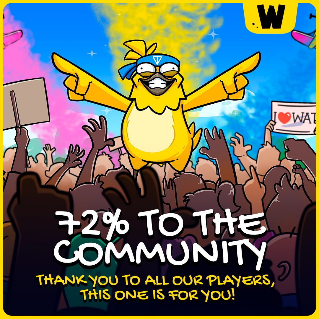 HuncleManny's tweet photo. Just in : #Watcoin Airdrop
🎯 72% of $WAT will go to the community in stages.🎉
🎯 5 tiers to the $WAT claim due to some having billions of #WatPoint💰
🎯 Whales won’t get all the $WAT – every community member will receive something!
Exciting times for the community! 🧡 https://t.co/0oUz2vSwpH