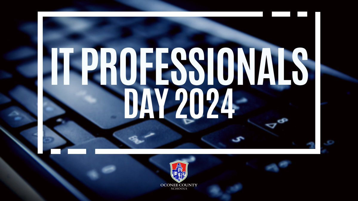 Today is IT Professionals Day. The OCS team is known not only for solving computer and network issues but also for its creativity and innovation. We are grateful for everything our IT Professionals do to support our students and staff. #OconeeFamily