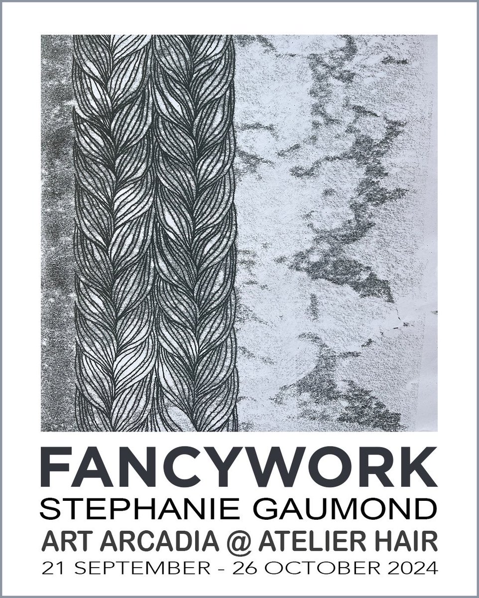 🗓️ Saturday 21 September 6:30-8:30pm 📣
✂️ fancywork by Stephanie Gaumond🪞
📍Atelier Hair, 112 Schoolhouse Lane, Ebrington Square, Derry

Art Arcadia is supported by <a href="/LottoGoodCauses/">National Lottery Good Causes</a> through <a href="/ArtsCouncilNI/">Arts Council of Northern Ireland</a> 

A big thank you to the wonderful team at Atelier Hair! 🌟✨