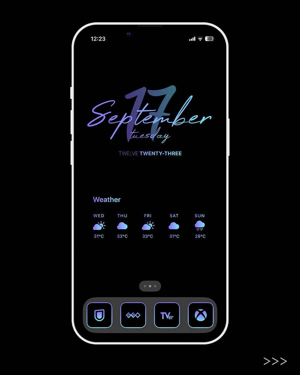 az_icon's tweet photo. iOS18の新機能でアイコンを大きくしました😎

アイコンも好きな位置に配置できるので、カスタマイズの幅が広がりましたね✨

#ホーム画面カスタマイズ
#iOS18 https://t.co/0KgiwkIHAe