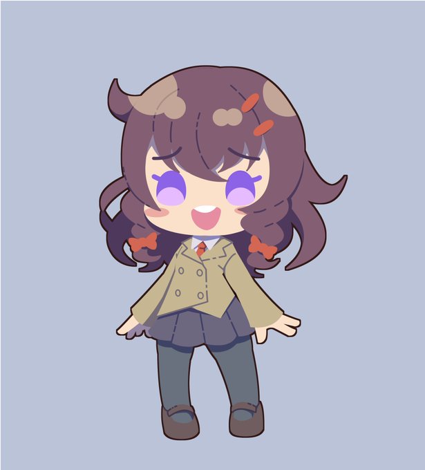 ニスさん(@_varnish_er_)をモチーフにしたキャラクター、ニスちゃんをデフォルメイラストにしたの

ふたなりネズミTFした姿もしっかりあるのよ 