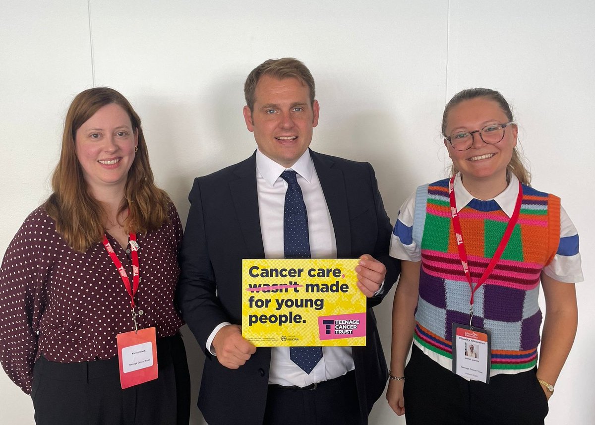 Great to catch up with <a href="/LukeTaylorLD/">Luke Taylor MP</a> today to share more about <a href="/TeenageCancer/">Teenage Cancer Trust</a> services in Sutton and how we can work together to raise awareness of the needs of young people with cancer