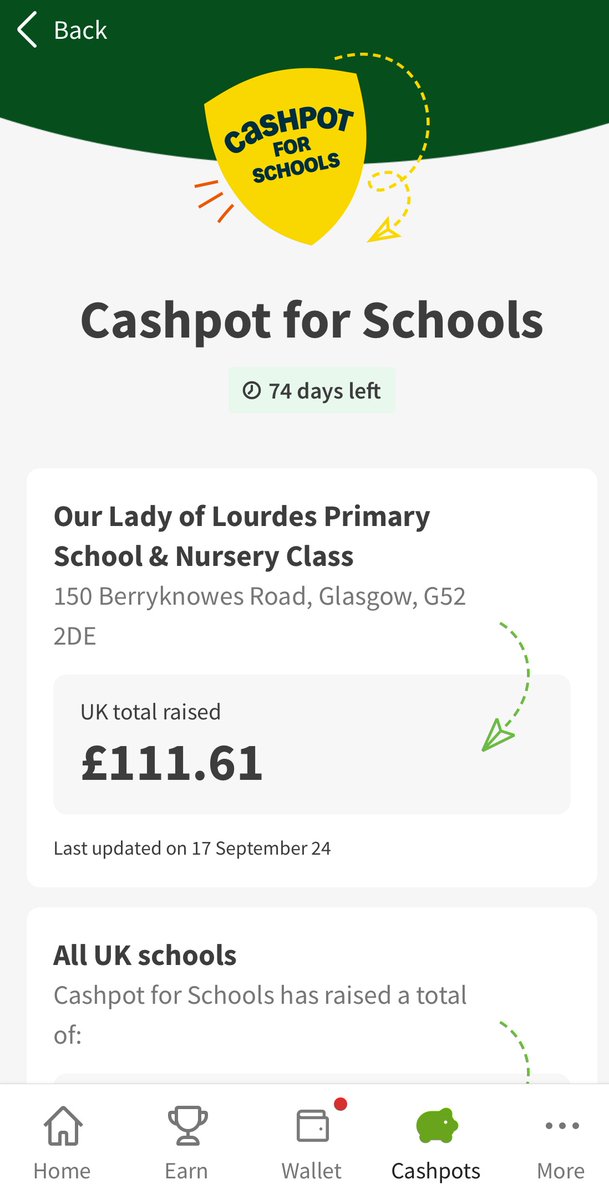 We are now registered with <a href="/asda/">Asda</a> Cashpot for Schools campaign. If you shop at ASDA please download the Rewards app, select our school and you will help us increase the amazing total already raised! #cashpotforschools #fundraising