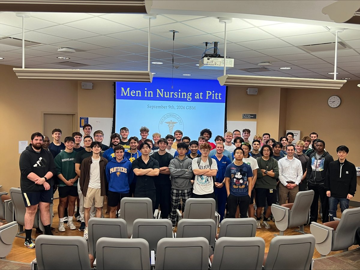 Pitt's Men in Nursing club held their first meeting of the new term.  Faculty and students from the Pittsburgh, Johnstown, and Greensburg campuses attended the meeting in person or virtually.  Look for posts about the activities they will be sponsoring throughout the year!