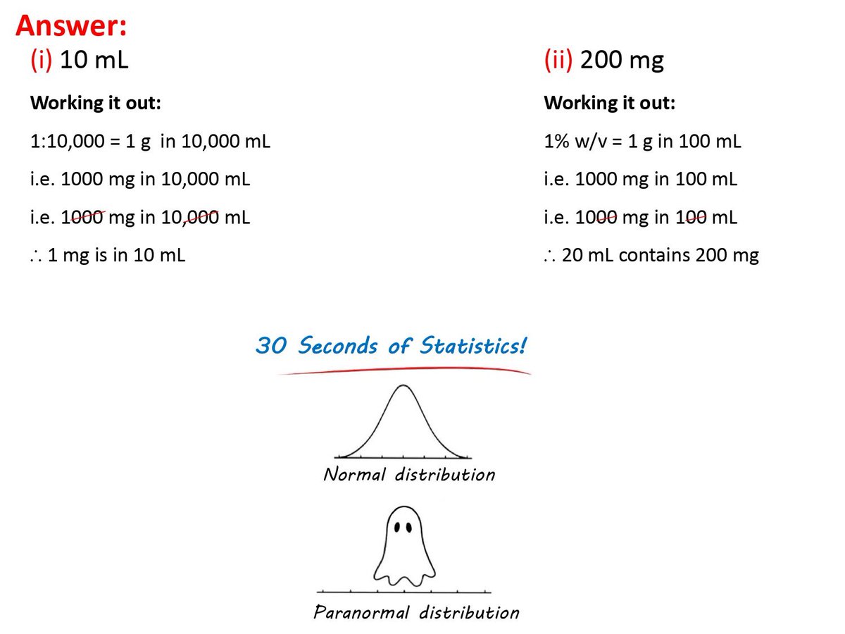 Think you’re smart enough to get these calculations right? <a href="/stjamesdublin/">St James's Hospital</a> #FOAMed