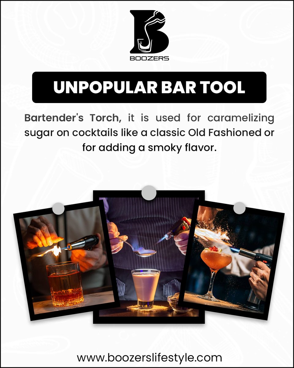 boozerslyfstyle's tweet image. Have you seen this bar tool in bars?

Let's connect for vibing ✨
Boozers Lifestyle Private Limited
boozerslifestyle.com

#boozers #boozerslifestyle #cocktailtools #baraccessories #booze #bartools #bartender #bartendertorch #explorepage