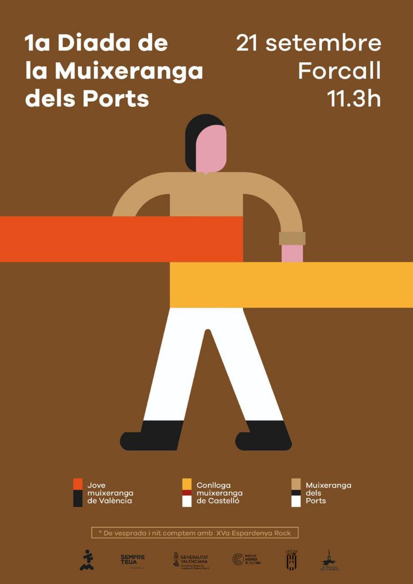 📣Arriba la primera actuació de la temporada! 
📅Aquest cap de setmana actuarem a la I Diada de la Muixeranga dels Ports, convidats junt a la <a href="/conlloga_/">Conlloga Muixeranga</a>
📌Dissabte, 21 de setembre 
👉🏽11.30h
👉🏽Forcall
-
#Muixeranga
#JuntesSomMes #PaísDeMuixerangues