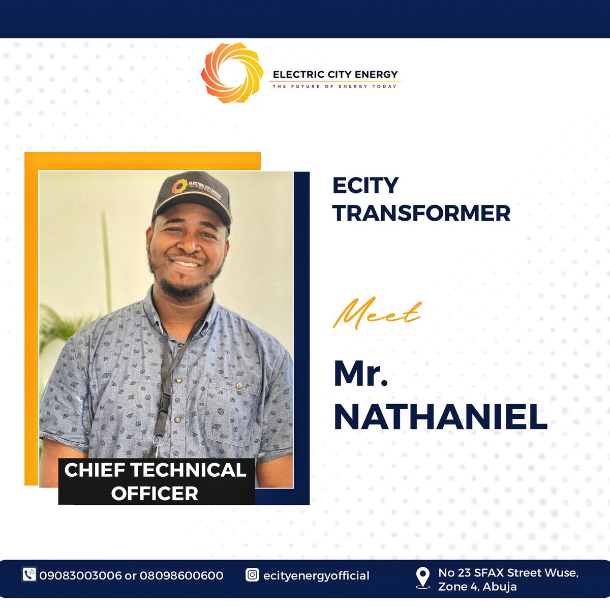 Meet our Chief Technical Officer, the real-life Optimus Prime of the solar and mini-grid world! Just like the Transformers,

#EcityTransformers #aurora #EcityTeam #Breton