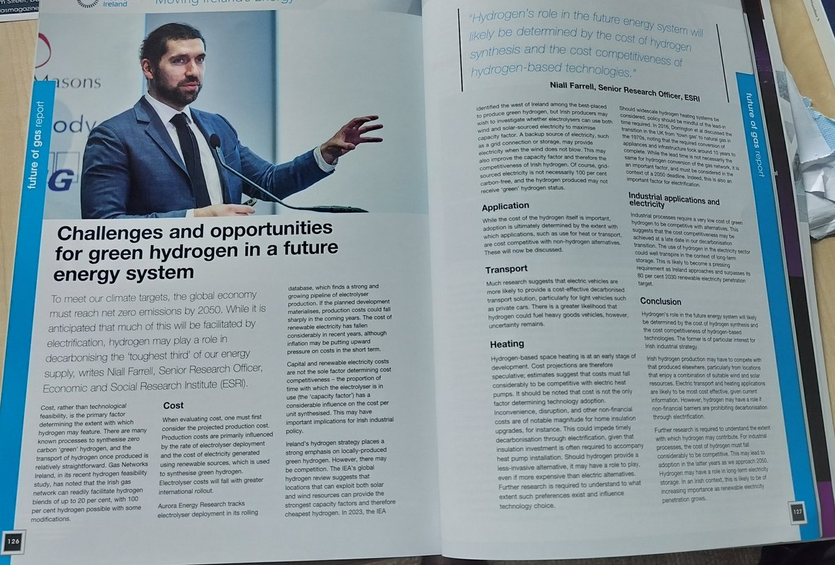 Niall Farrell (@farrellniall) on Twitter photo It's rare to get something in the post these days and I was happy to see this article published in <a href="/eolasmagazine/">eolas Magazine</a>'s "future of gas" section. I review recent research on the role that green hydrogen could play in a future energy system. It's rare to get something in the post these days and I was happy to see this article published in <a href="/eolasmagazine/">eolas Magazine</a>'s "future of gas" section. I review recent research on the role that green hydrogen could play in a future energy system.