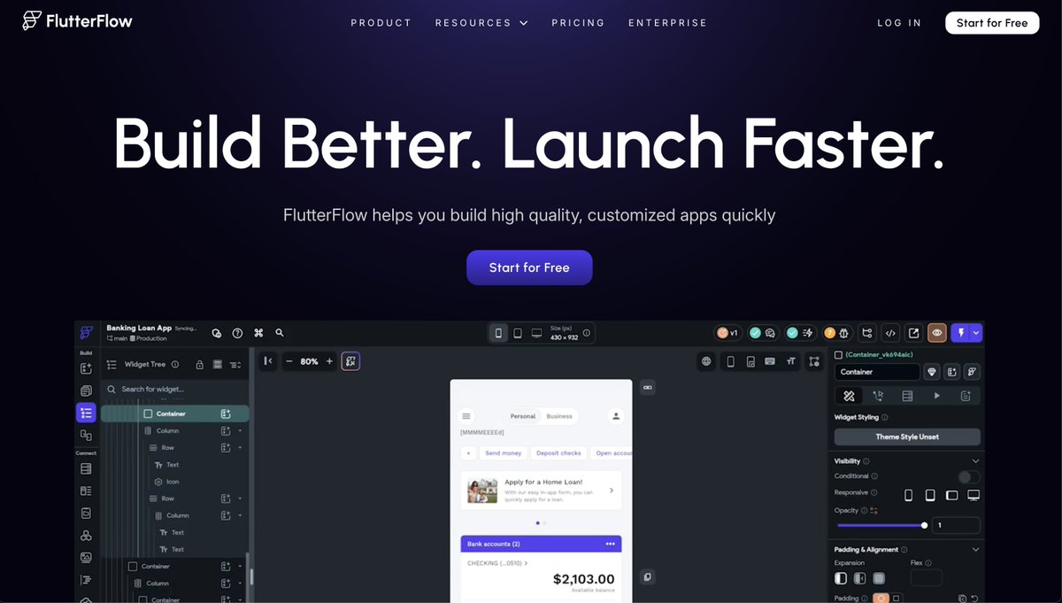 devJunaid1's tweet image. First Wishlist - FlutterFlow Rebranding
We got a fresh new look to @flutterflow website
#FFDC #flutterflow