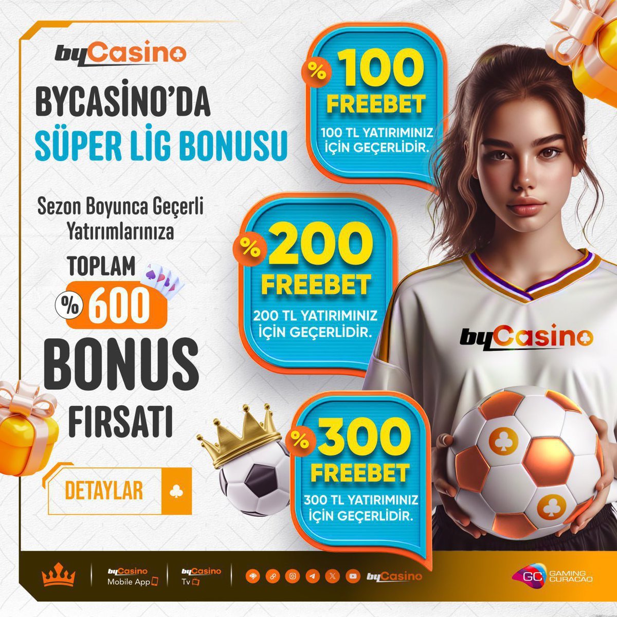 📲 cutt.ly/ueEAIwc3

⚽️ %600 Freebet Bonusu İle Kazancını Da Heyacanını Da Katla

➡️ %100 Freebet Bonus KOD: SUPERLİG100TL

 ➡️ %200 Freebet Bonus KOD: SUPERLİG200TL

➡️ %300 Freebet Bonus KOD: SUPERLİG300TL

💪 Spor Bahislerinde 💯 Ekstra Oran!