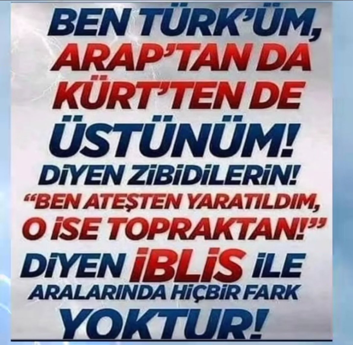 <a href="/dailyislamist/">Daily Islamist</a> Ülkedeki Arap düşmanlığının nedeni , İslamın değerlerine olan nefretten başka birşey değildir.

IRKÇILIK cahiliyedlr, hastalıktır ve fikri seviyesi düşük toplumlarda ortaya çıkan bir urdur.

Bu ur, devlet tarafından yasalarla derhal tedavi edilmelidir. 

Hiçbir insan, hangi ırk