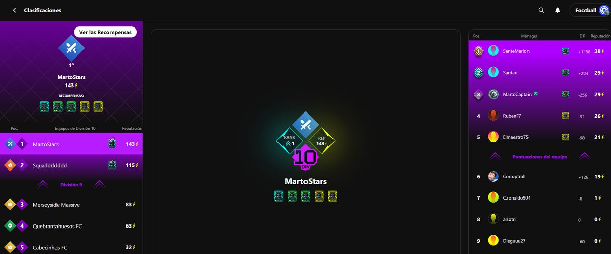 MartoStars going up too 🏆🏆 #Sorare #FantasyFootball