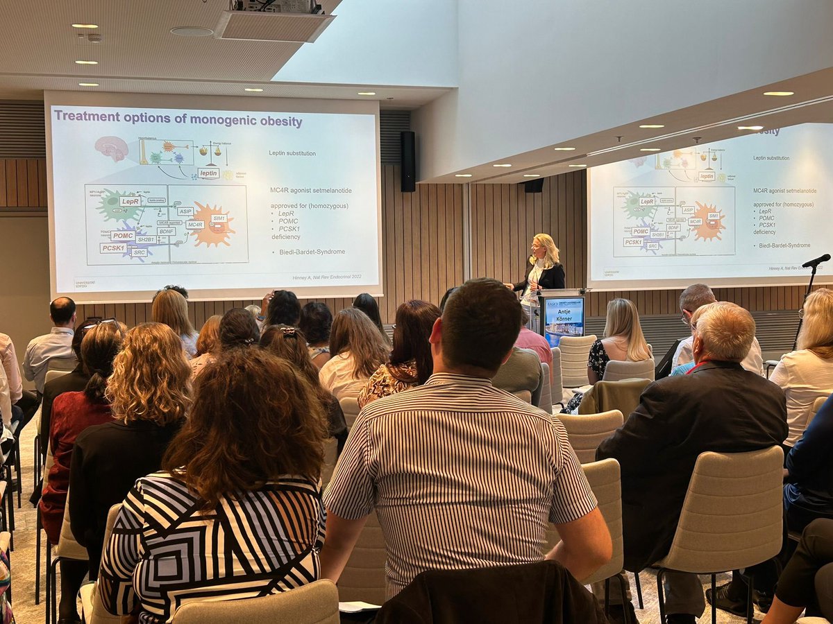 EASO (@easoobesity) on Twitter photo Professor Antje Körner, winner of the 2024 EASO - <a href="/novonordiskfond/">Novo Nordisk Foundation</a> Obesity Prize for Excellence speaking on the importance of #genetics in #obesity, and how research examining extreme phenotypes have deepened our understanding 🧬 #EASOed Professor Antje Körner, winner of the 2024 EASO - <a href="/novonordiskfond/">Novo Nordisk Foundation</a> Obesity Prize for Excellence speaking on the importance of #genetics in #obesity, and how research examining extreme phenotypes have deepened our understanding 🧬 #EASOed