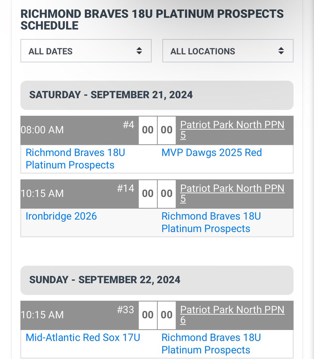 Richmond Braves (@richmondbraves) on Twitter photo 2025 Platinum and 18u Plat Prospects keep rolling this weekend at the <a href="/PSBaseballinc/">Prospect Select</a> DMV Open! 2025 Platinum and 18u Plat Prospects keep rolling this weekend at the <a href="/PSBaseballinc/">Prospect Select</a> DMV Open!