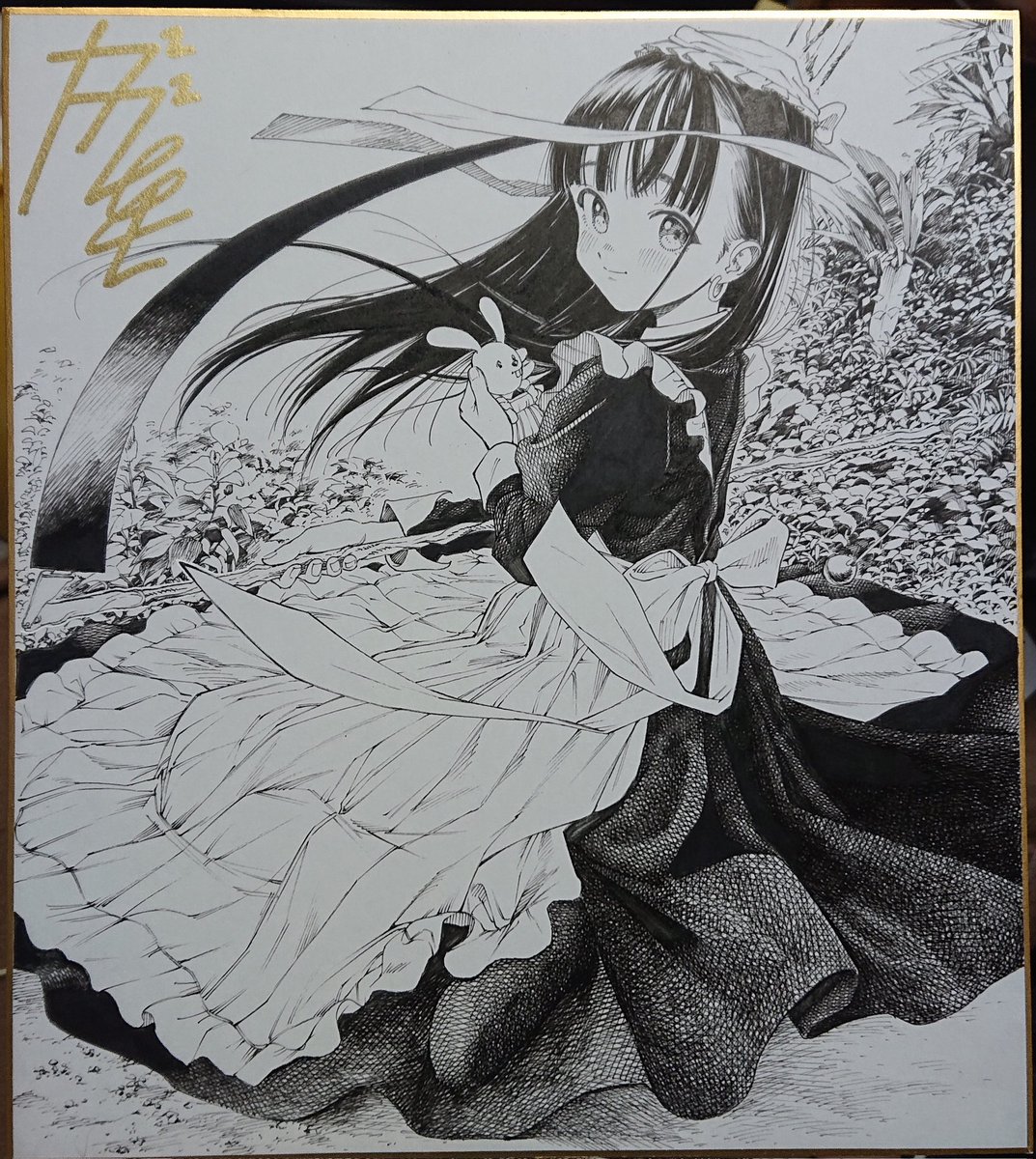 『Shikishi Festa ONLINE』出品予定色紙。 