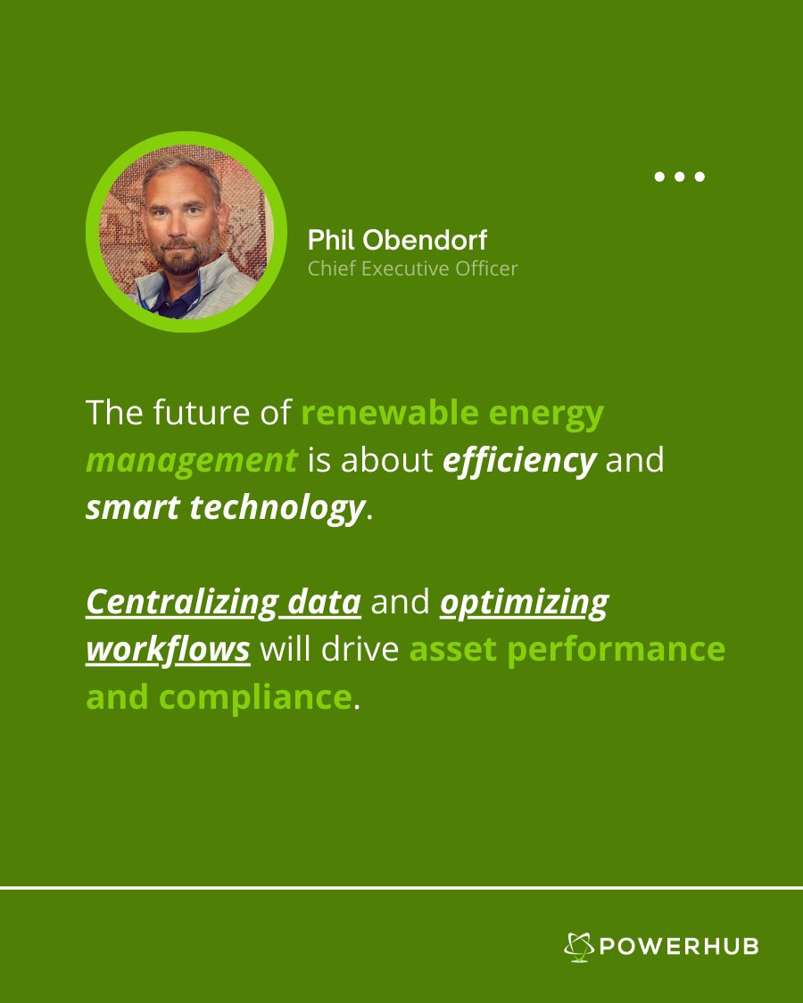 The future of renewable energy asset management is about efficiency and data-driven insights. 

👇

It's about managing them smarter, with greater transparency and efficiency. 

And that starts with putting advanced technology at the heart of your strategy.

------

#software